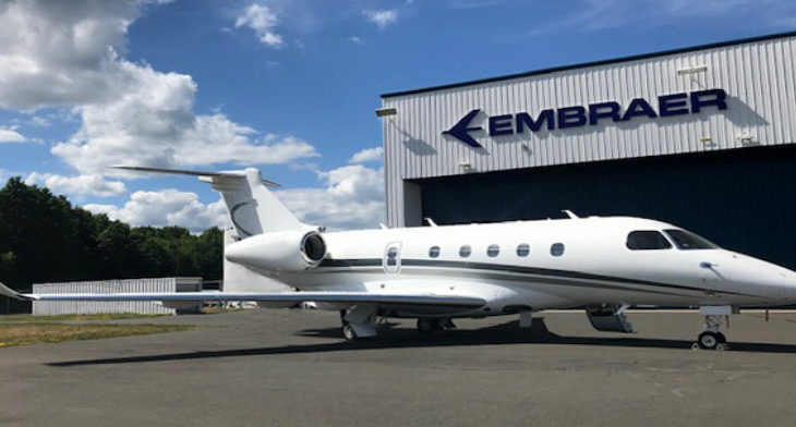Embraer Services & Support has completed the first conversion of a Legacy 450 to a Praetor 500