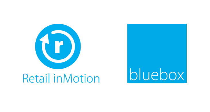 Retail inMotion and Bluebox logos