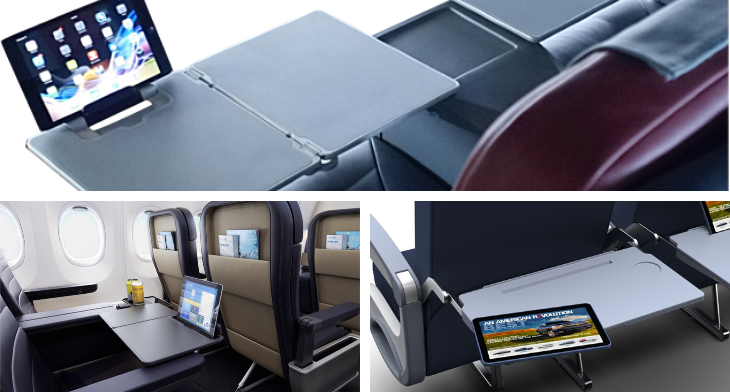 SmartTray International has received grants for six additional utility patents for Personal Electronic Device (PED) holders in passenger seats and tray tables for use in aviation and other modes of transportation.