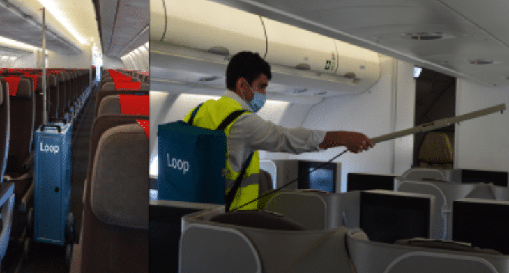 Iberia AirlineLoop cabin cleaning