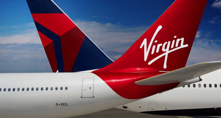 Virgin and Delta tail fins