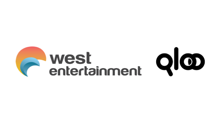 West Entertainment and Qloo logos