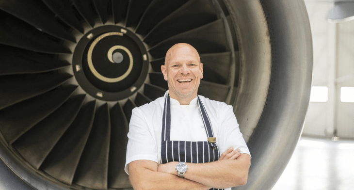 BA has re-signed chef Tom Kerridge to oversee its gourmet pre-order menu for Euro Traveller