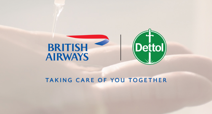 BA is partnering with Dettol as it upgrads its onboard cleaning protocols