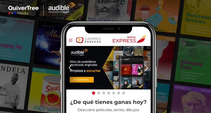 QuiverTree Media has announced a collaboration with Audible, an Amazon company, to bring the best in digital spoken-word entertainment onboard.