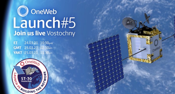 OneWeb is preparing for the launch and deployment of 36 satellites by Arianespace from the Vostochny Cosmodrome.