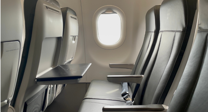 Low-fare carrier Frontier Airlines has debuted its first new Airbus A320neo outfitted with Recaro Aircraft Seating’s SL3710 seat.