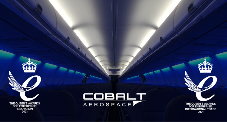 Norfolk-based Cobalt Aerospace has been recognised for its excellence in the fields of ‘Innovation’ and ‘International Trade’ as part of the Queen’s Awards for Enterprise.