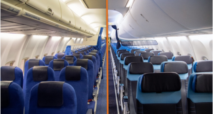 KLM has commenced work on completely renewing the cabins of 14 Boeing 737-800 aircraft, for both Business Class and Economy Class.