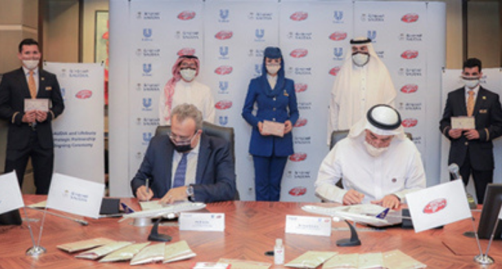Saudi Arabian Airlines and Lifebuoy have signed the first of its kind Hygiene Partnership Agreement in the Middle East.