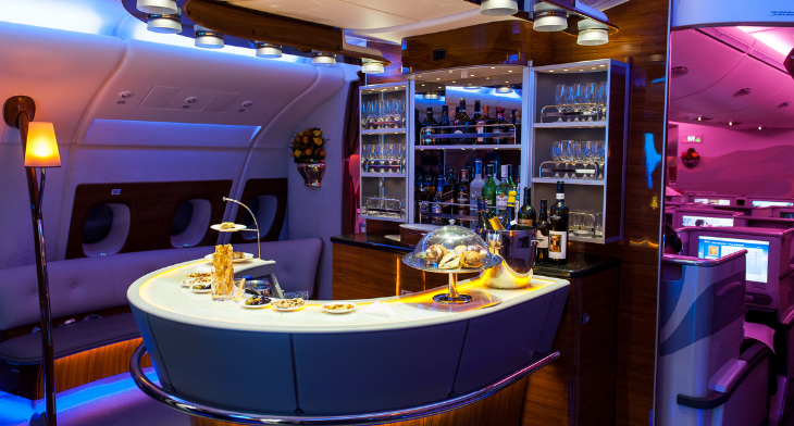 AIM Altitude has delivered its 123rd ship set of the Emirates A380 interior to Airbus in Hamburg.