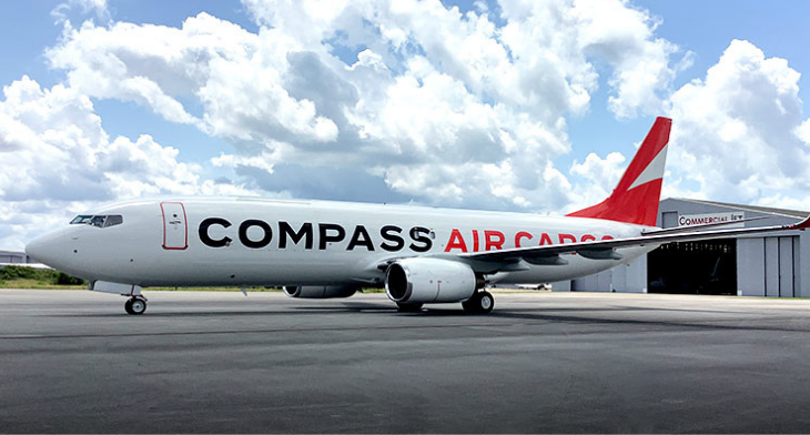 Compass Air Cargo's first B737-800SF freighter