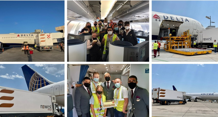 Newrest catering teams in Croatia supply Delta and United flights