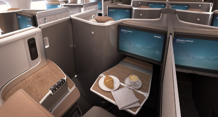 Air China named as launch customer for Recaro’s CL6720 business class seat