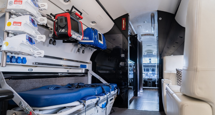 FAI rent-a-jet Global Express air ambulance