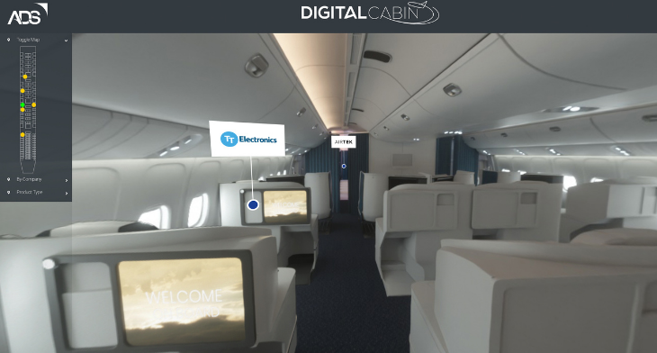 TT Electronics has launched its Digital Cabin experience at the Aircraft Interiors Expo (14-16 September 2021), showcasing excellence in next generation aircraft interiors at the virtual event.