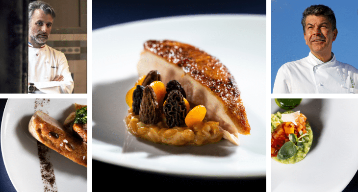 Selection of new long-haul menu options from Air France