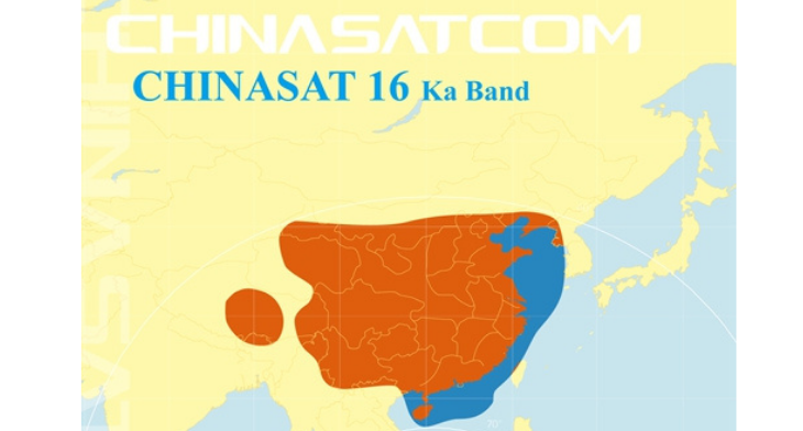 ChinaSat 16 footprint
