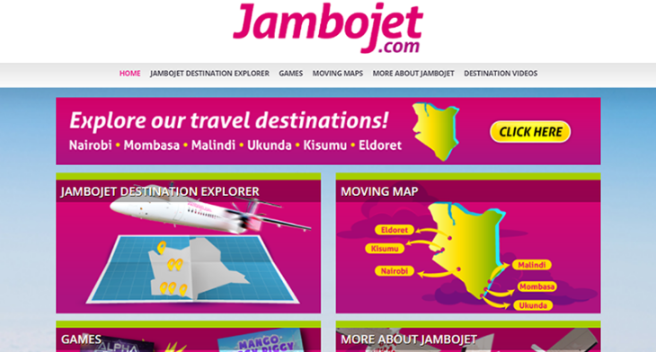 Customised for Kenyan airline Jambojet, Global Onboard Partners’ destination platform Global Destination Explorer, branded Jambojet Destination Explorer, provides information and the best travel tips across the customer journey, before, during and after the flight with helpful real-time notifications in each destination.