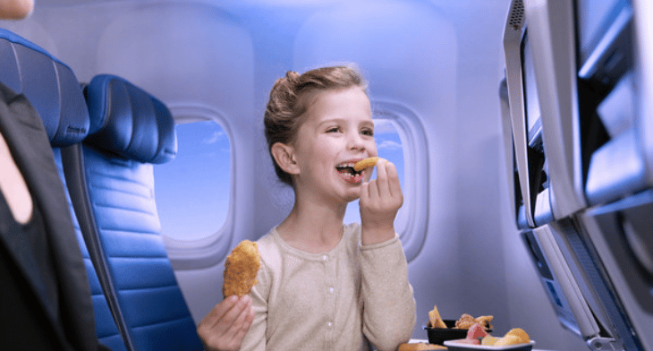 United Airlines kids' meals