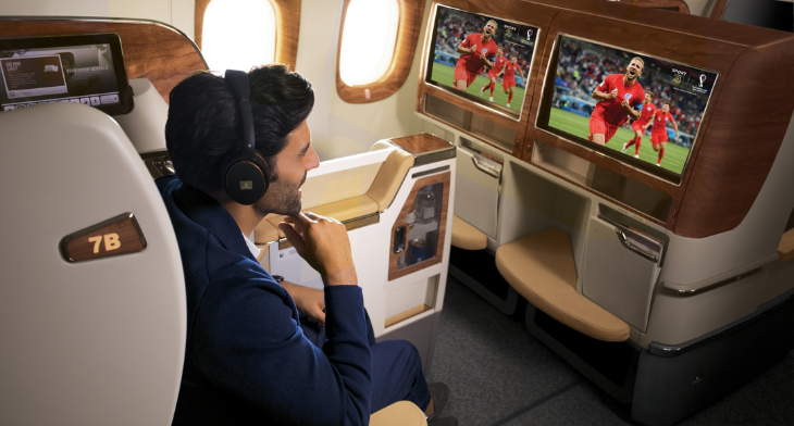 FIFA World Cup Qatar 2022™matches will be aired live on Sport 24 onboard Emirates
