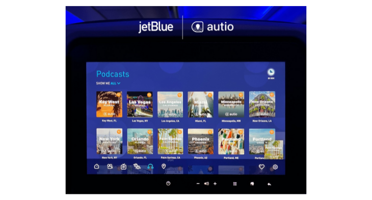 Autio announces audio entertainment partnership with JetBlue
