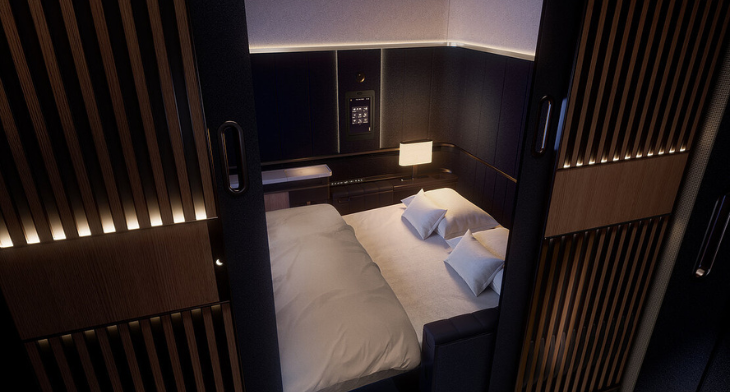 Lufthansa unveils "First Class Suite Plus" private room on board