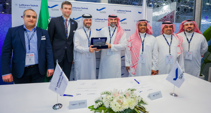 Saudia Aerospace Engineering Industries (SAEI) and Lufthansa Technik Middle East (LTME) announce collaboration in aircraft component services