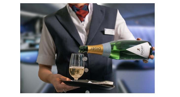 British Airways is introducing award-winning English Sparkling wines in its Club World