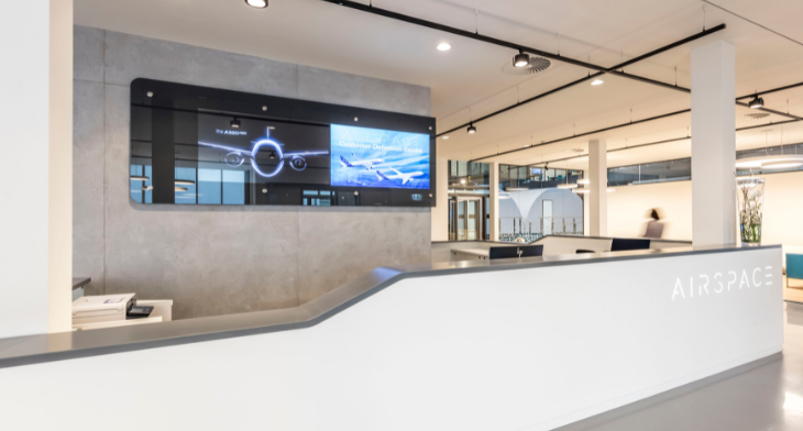 Airbus’ Airspace Customer Definition Centre (CDC) in Hamburg, Germany was expanded with approximately 4,500 sq. metres of new space over two floors