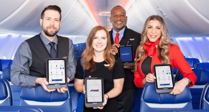 Southwest Airlines® has selected MOST, a leading provider of intuitive and customized retail and payment solutions, to power its inflight retail experience