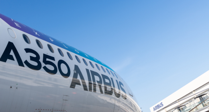 A350-900 Airbus on static at Paris Airshow 2023 Copyright Airbus SAS 2023