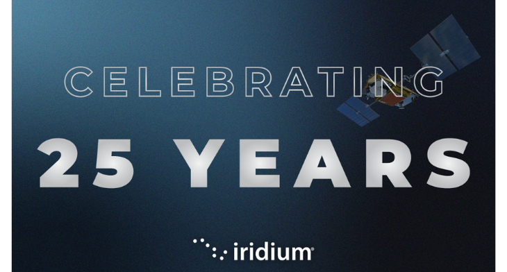 Iridium celebrates 25 years of global services