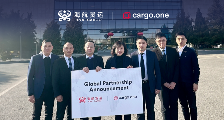 HNA Cargo and cargo.one announce partnership