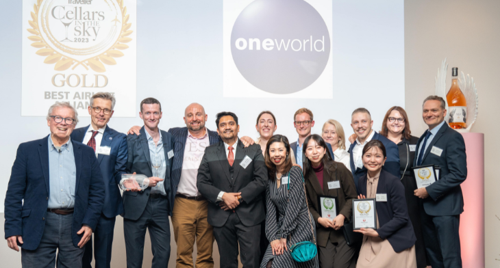 Oneworldalliance named the world’s Best Airline Alliance for wines