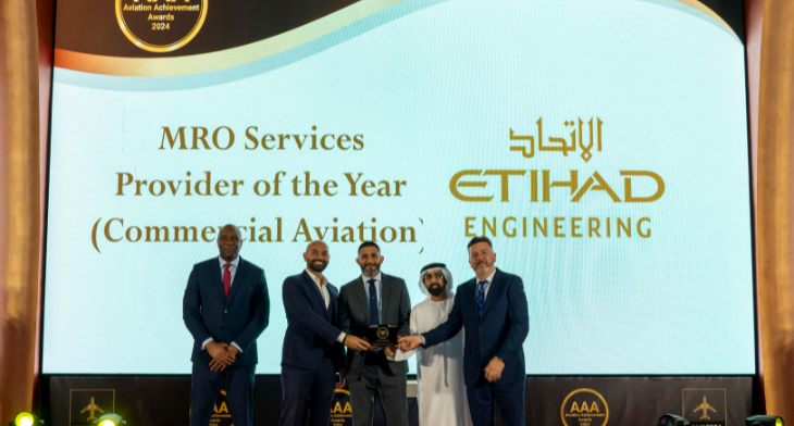 Etihad Engineering wins Aviation Achievement Award 2024 for MRO Services