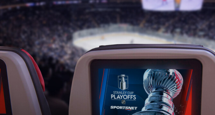 Air Canada introduces new live sports channels