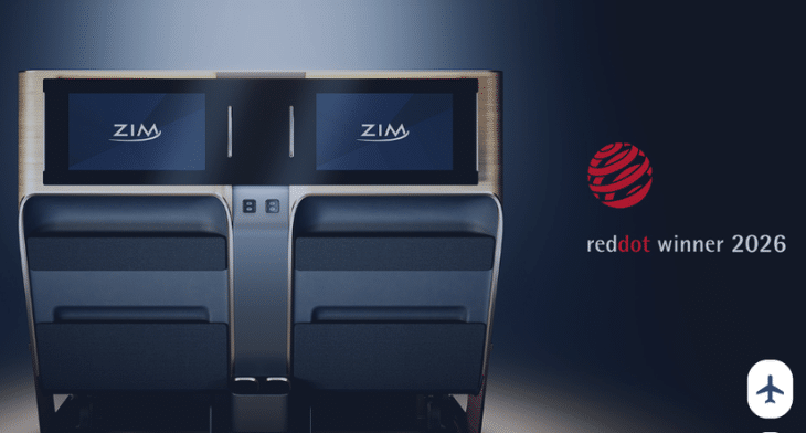 ZIM Aircraft Seating “The Frame” receives Red Dot Award